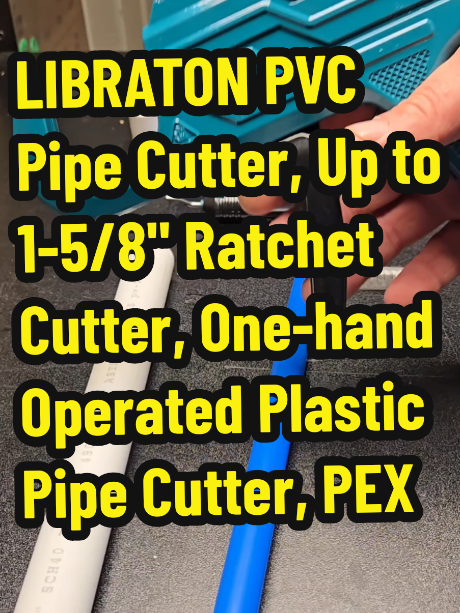 LIBRATON PVC Pipe Cutter, Up to 1-5/8