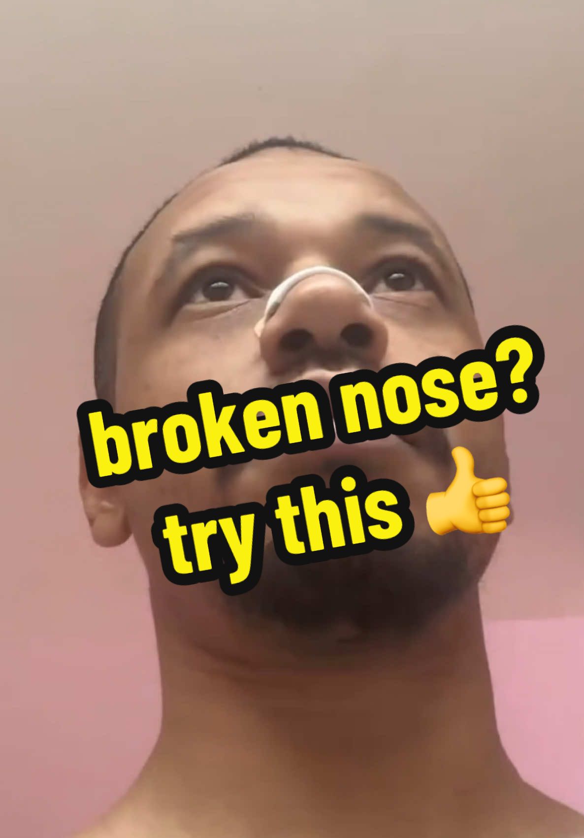 Broken nose? Try out this hack that will help you not only breathe better, but actually sleep soundly too 🤝 #intakebreathing #sleep #snore #brokennose 