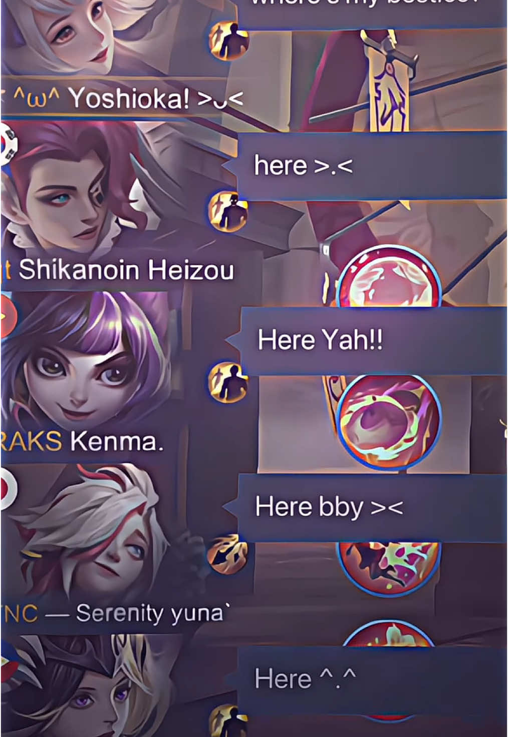 where’s my besties?👯‍♀️💞 w/@yunaaa @whossethanash @Nzow @Nova.  #fyp #mlbb #xybca #besties #mobilelegends #foryou #mobilelegends_id #presetdibawah5mb 