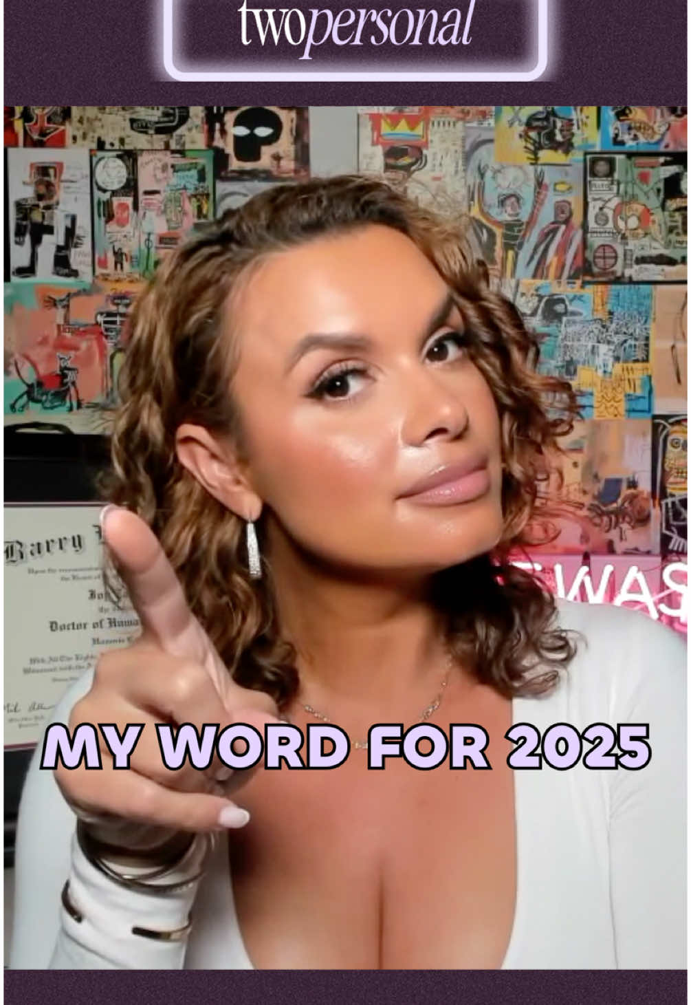 I don’t like to do New Year’s resolutions, so I always pick a word to apply to my year. Discipline. What’s yours? NYE episode of @TwoPersonal is up now!