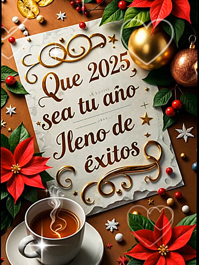 FELIZ AÑO NUEVO Amigos familia y gente bella..que este año sea lleno de bendiciones y prosperidad...AMEN 🙏🏻#felizañonuevo #feliz2025#CapCut 