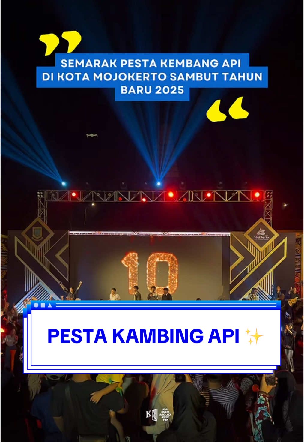 MERIAH !! 😭🥹🙌✨ DETIK-DETIK PESTA KEMBANG API DI KOTA MOJOKERTO SAMBUT TAHUN BARU 2025 Onok sing nontok rek ?? #mojokerto #kabarmojokerto #tahunbaru2025 #kotamojokerto 