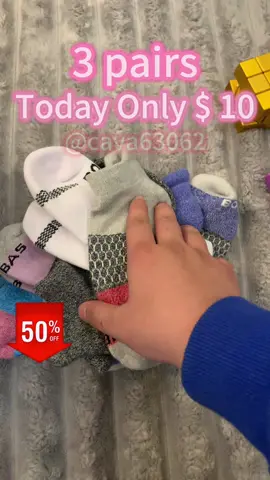 Three pack of socks for $10! #socks #bombas #bombassocks #sock #tiktokshopdeals 