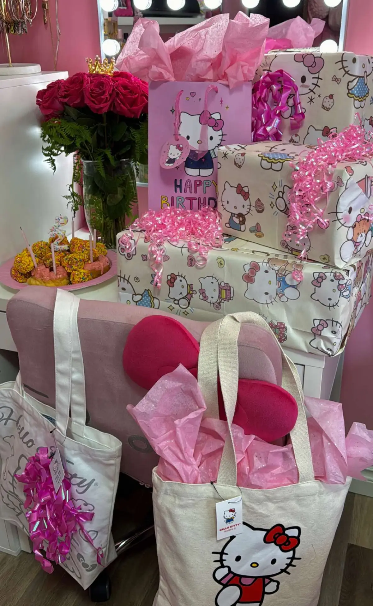 throwback to my hello kitty birthday 🥹🎀✨