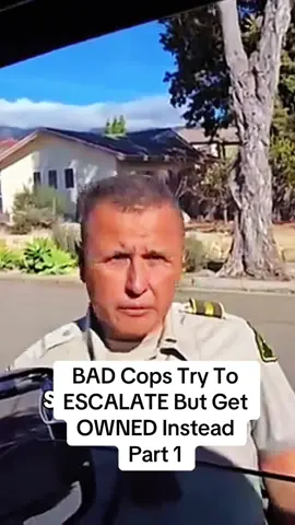 BAD Cops Try To ESCALATE But Get OWNED Instead #cops #copsoftiktok #police #policeofficer #lawsuit #auditingamerica #usa_tiktok 