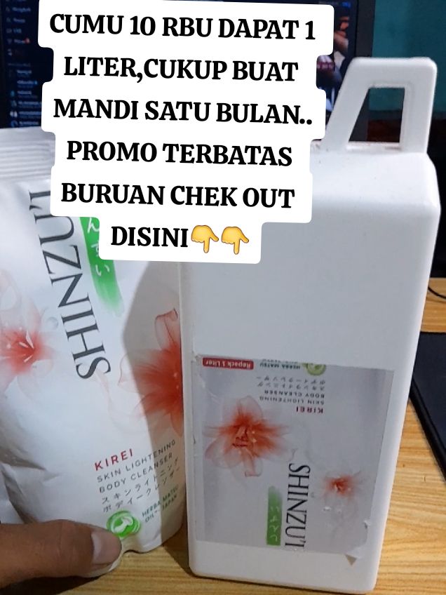 10 ribu cukup untuk satu bulan👍👍😍 buruan chek out disini #sabunviral #sabunmandi #shinzuiwhitessentials #shinzhui #sabunshinzuimurah #sabunshinzui 