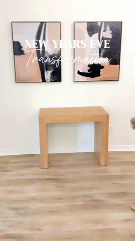 Transform your New Year's celebration with the ultimate party table! 🥂 Watch how this space-saving, multifunctional table steals the show and adapts to every moment. You can use code: SARAHROY100 to save $100 off + it's stackable with their current Sale — ending soon! The color I have is Scandinavian Oak! Shop the link in my bio!  @Transformer Table #NewYearsEve #PartyReady #TransformYourSpace #InteriorDesign #HomeDecor #SpaceSavingSolutions #Partyldeas #2024Goals #InnovativeDesign #sponsored #TransformerTable