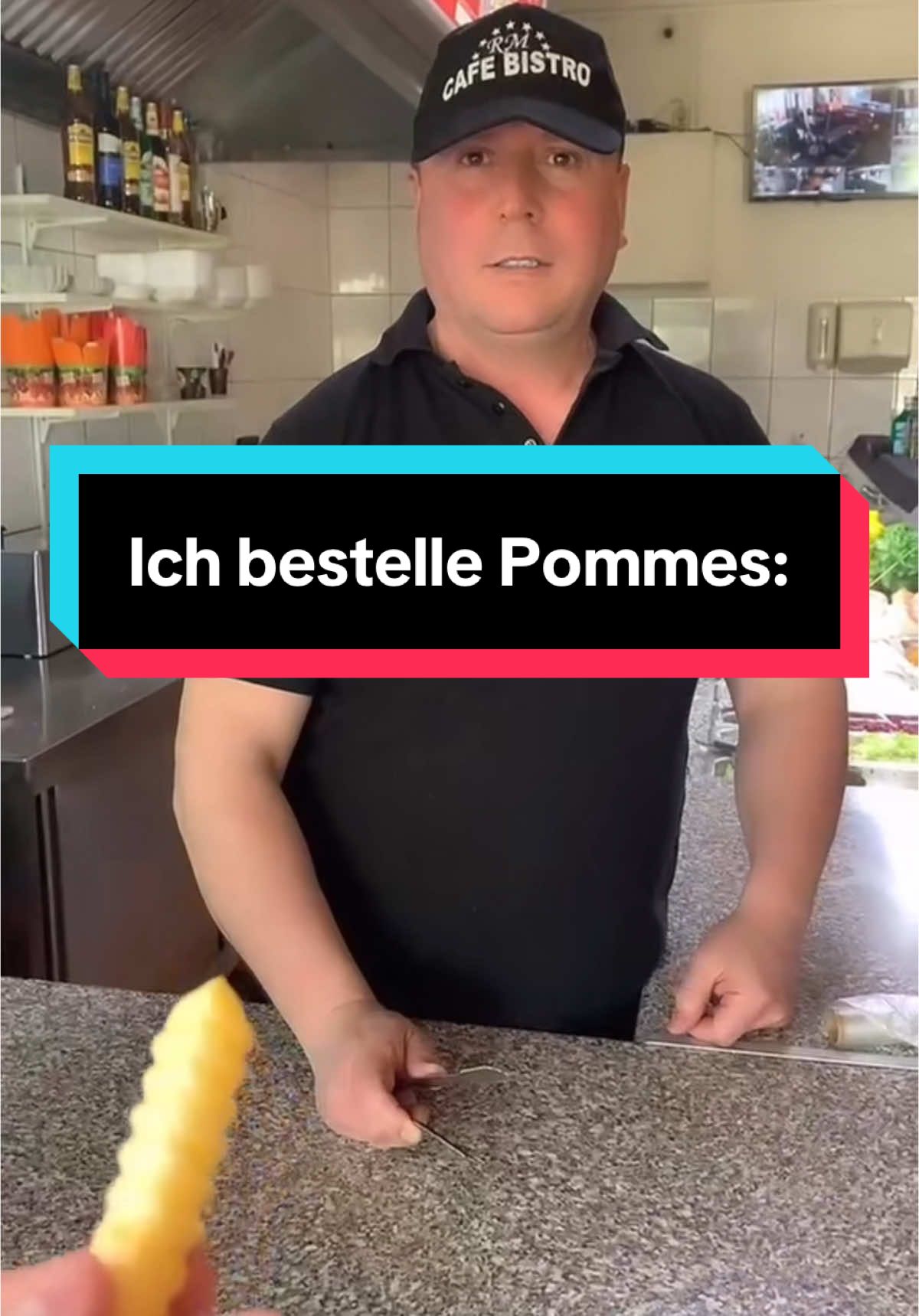 Was soll ich als Nächstes machen?😂 #foryоu #pommes #dönerladen 