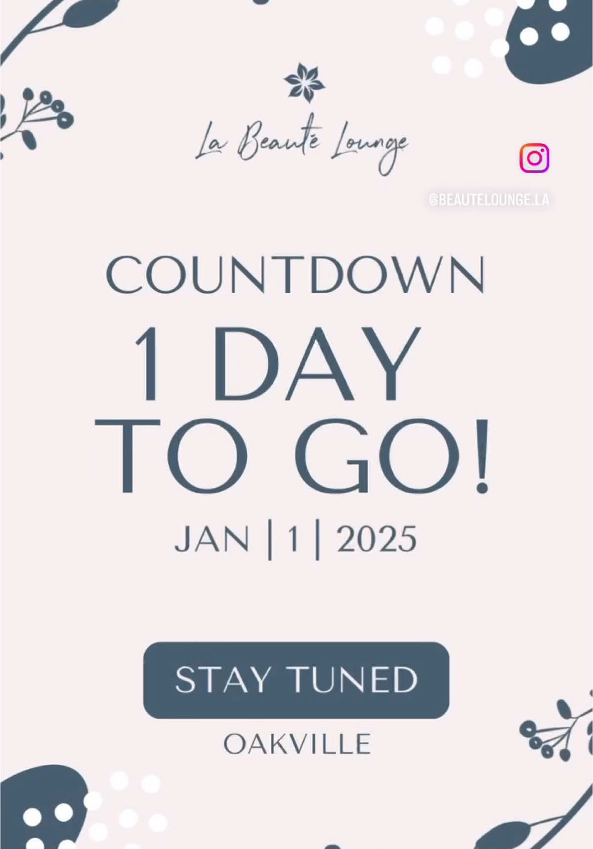 🎉 **1 DAY TO GO!** 🎉 The wait is almost over! 🕒 *La Beauté Lounge* opens TOMORROW, and you don’t want to miss out on our **Grand Opening Offers**! ✨ **15% OFF** all services for the big day ✨ Exclusive luxury experience just for YOU 💖 Limited slots available—**Book NOW** to secure your spot! 📍 Oakville Let’s make beauty dreams come true! 🎀 #grandopening #oakvillesalon #beautylounge #luxurybeauty #labeautélounge🦋 #oakville #moms #skingoals #hairgoals #beauty #canada #milton #hamilton #waterdown #burlington #gta #fyp