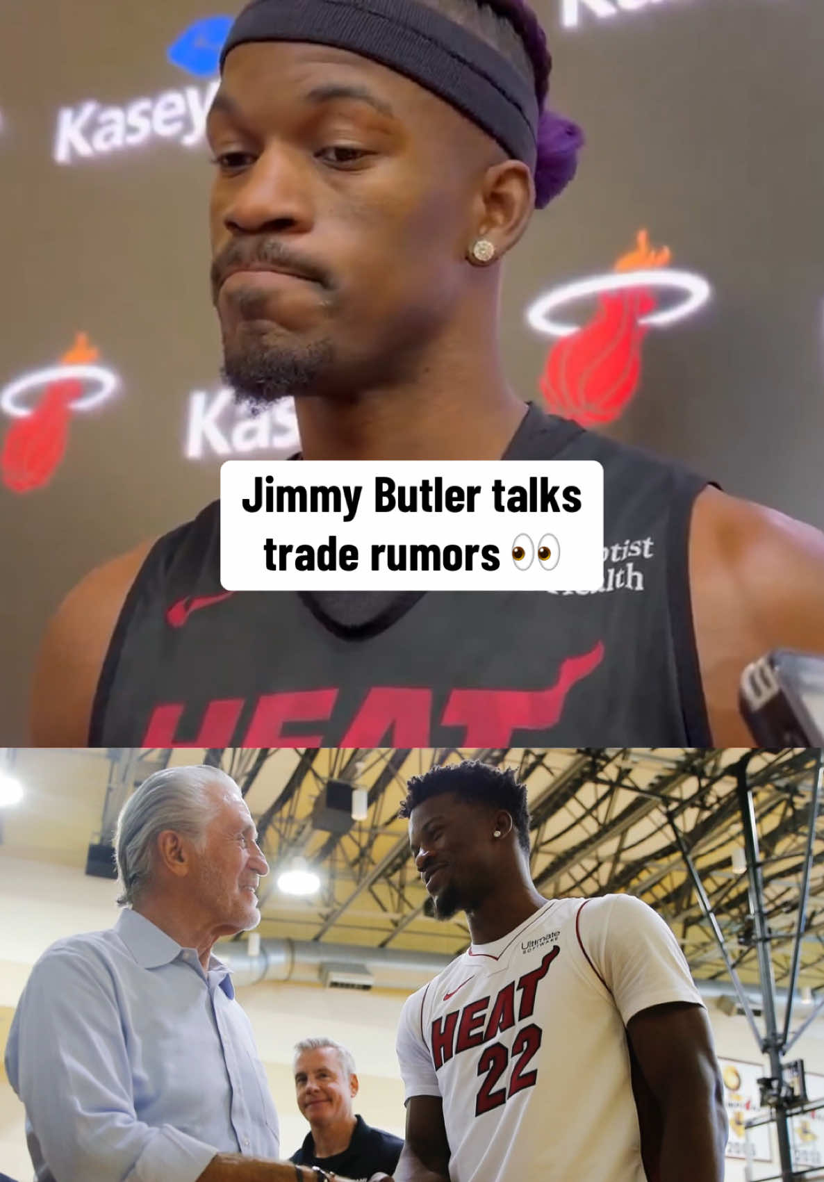 Jimmy isn’t bothered by all the noise (via zachweinberger/X) #jimmybutler #NBA #nbatiktok 