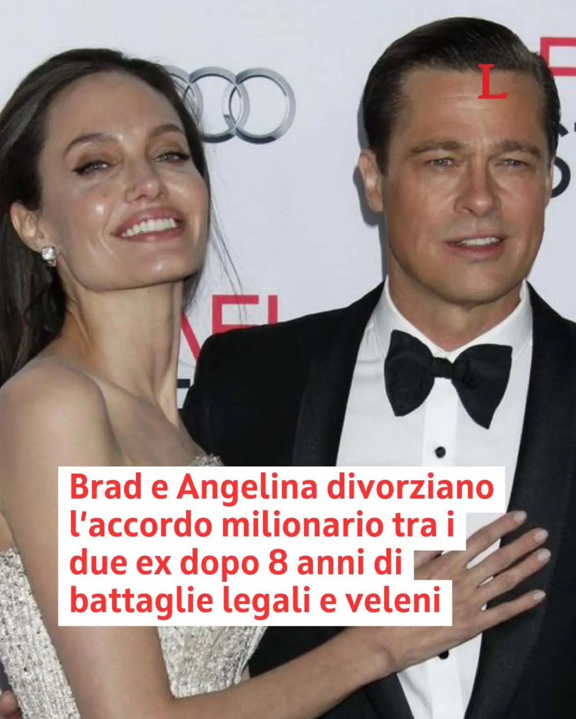 Negli ultimi anni, scrive il settimanale People, Angelina Jolie e Brad Pitt, l'ex coppia che ha raggiunto in queste ore un accordo per il divorzio dopo otto anni di battaglie legali, si era scontrata per l'affidamento dei figli e per questioni legali relative a Chateau Miraval, la tenuta e azienda vinicola francese da 164 milioni di dollari che condividevano. Secondo il Guardian, non sono ancora stati depositati documenti giudiziari e un giudice dovrà firmare l'accordo di cui peraltro non sono resi noti i contenuti. Pitt (61 anni) e Jolie (49 anni) si erano messi insieme nel 2005 dopo il colpo di fulmine sul set di Mr e Mrs Smith, si sposarono nel 2014 a Chateau Miraval. Due anni dopo, l'annuncio della separazione. L'attrice aveva accusato Pitt di essere stato violento nei suoi confronti e nei confronti dei loro sei figli, Maddox, 22 anni, Zahara, 19 anni, Pax, 20 anni, Shiloh, 18 anni, e i gemelli Knox e Vivienne, 16. Le autorità non incriminarono l'attore dopo le indagini svolte all'epoca. In seguito l'ex coppia d'oro di Hollywood, per cui fu coniato il termine 'Brangelina', firmarono un accordo per la privacy dei figli e della famiglia. Nel 2019 sono stati dichiarati «legalmente single». Pitt frequenta dal 2022 Ines de Ramon, 34 anni, dirigente nel settore dei gioielli. Link in bio #bradpitt #angelinajolie 