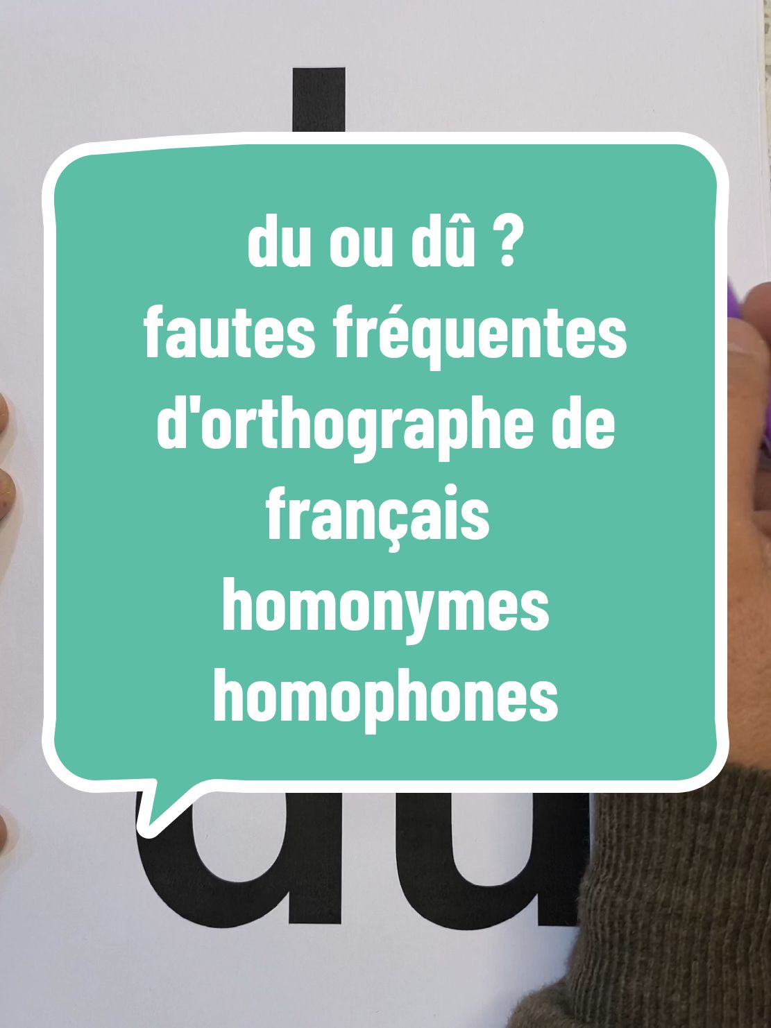 du ou dû ? fautes fréquentes d'orthographe de français  homonymes homophones  #du #dû #faute #frequente #orthographe #francais #homonyme #homophone #maitre 