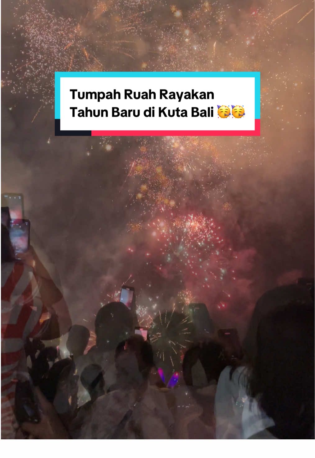 #bali #pantaikuta #tahunbaru2025🥳🥳🥳 