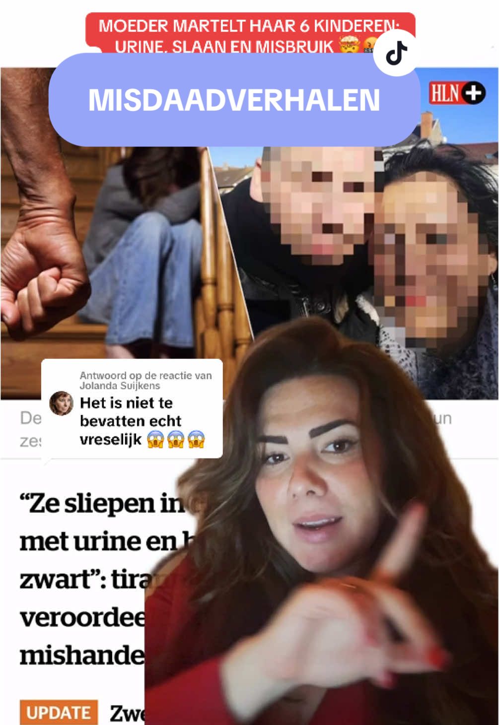 Antwoorden op @Jolanda Suijkens  6 jaar cel voor moeder die haar 6 kinderen jarenlang mishandelde en misbruikte in Herselt. 😢😢😰😥 Vind jij 6 jaar een passende straf? Laat het weten in de comments! 🫥