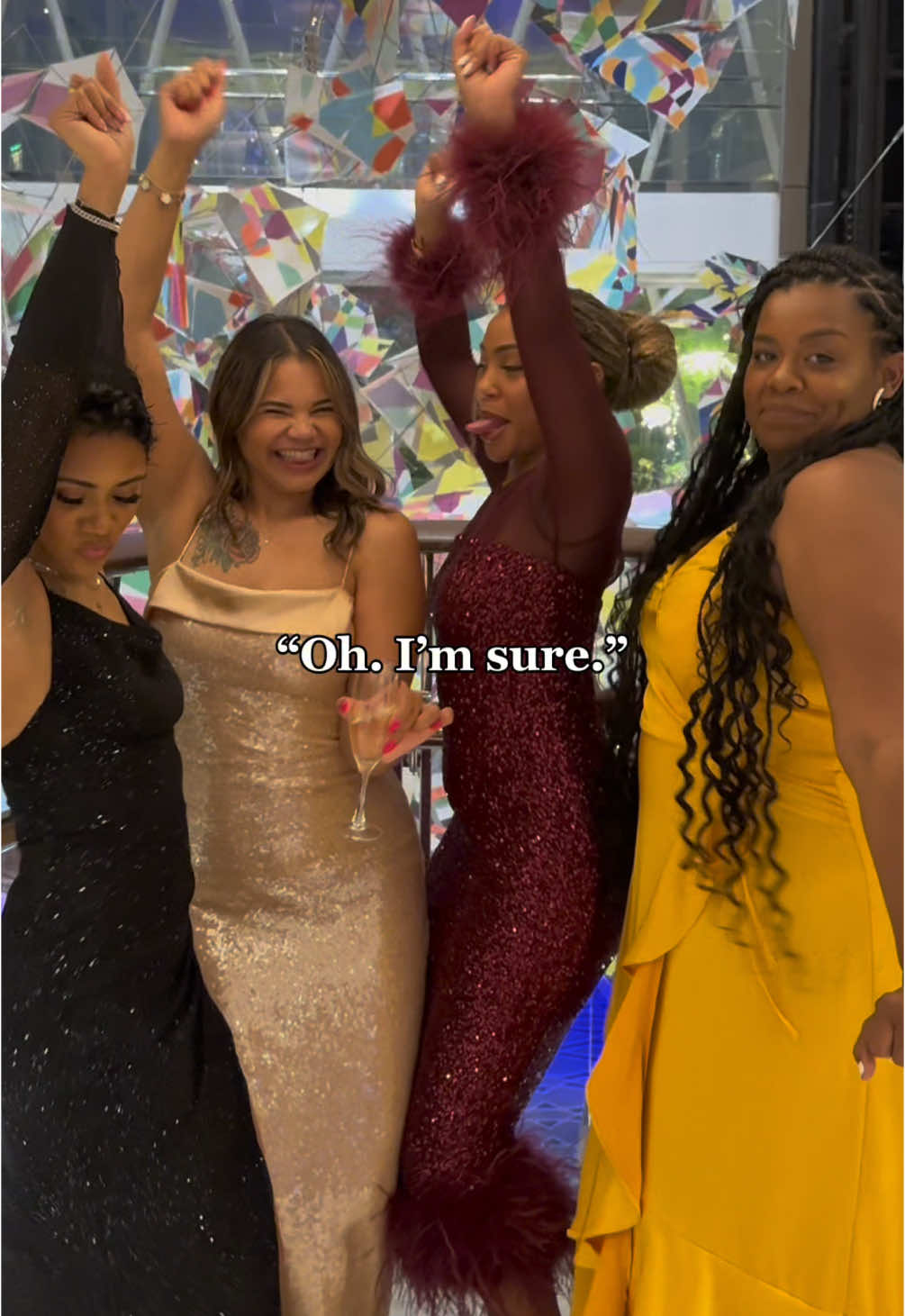 10 out of 10 would recommend celebrating New Year’s on a @Royal Caribbean cruise 🥂 #ad #symphonyoftheseas 