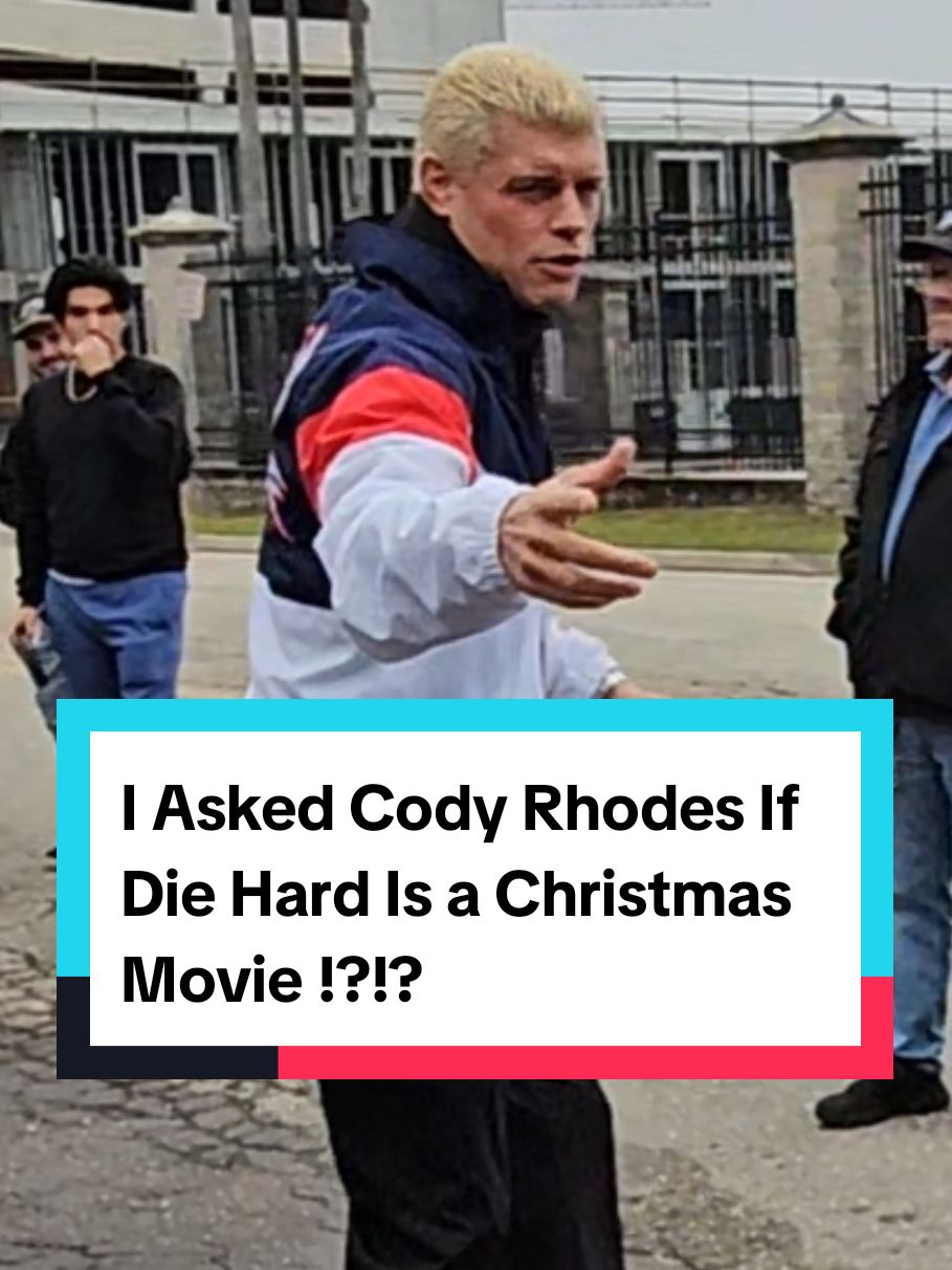 Is Die Hard a Christmas Movie, Cody? @WWE #codyrhodes #codyrhodeswwe #codyrhodesedit #WWE #wwefan #wweraw #smackdown  #worldwrestlingkid #newyearsresolution #fyp #fypシ #fypシ゚viral 