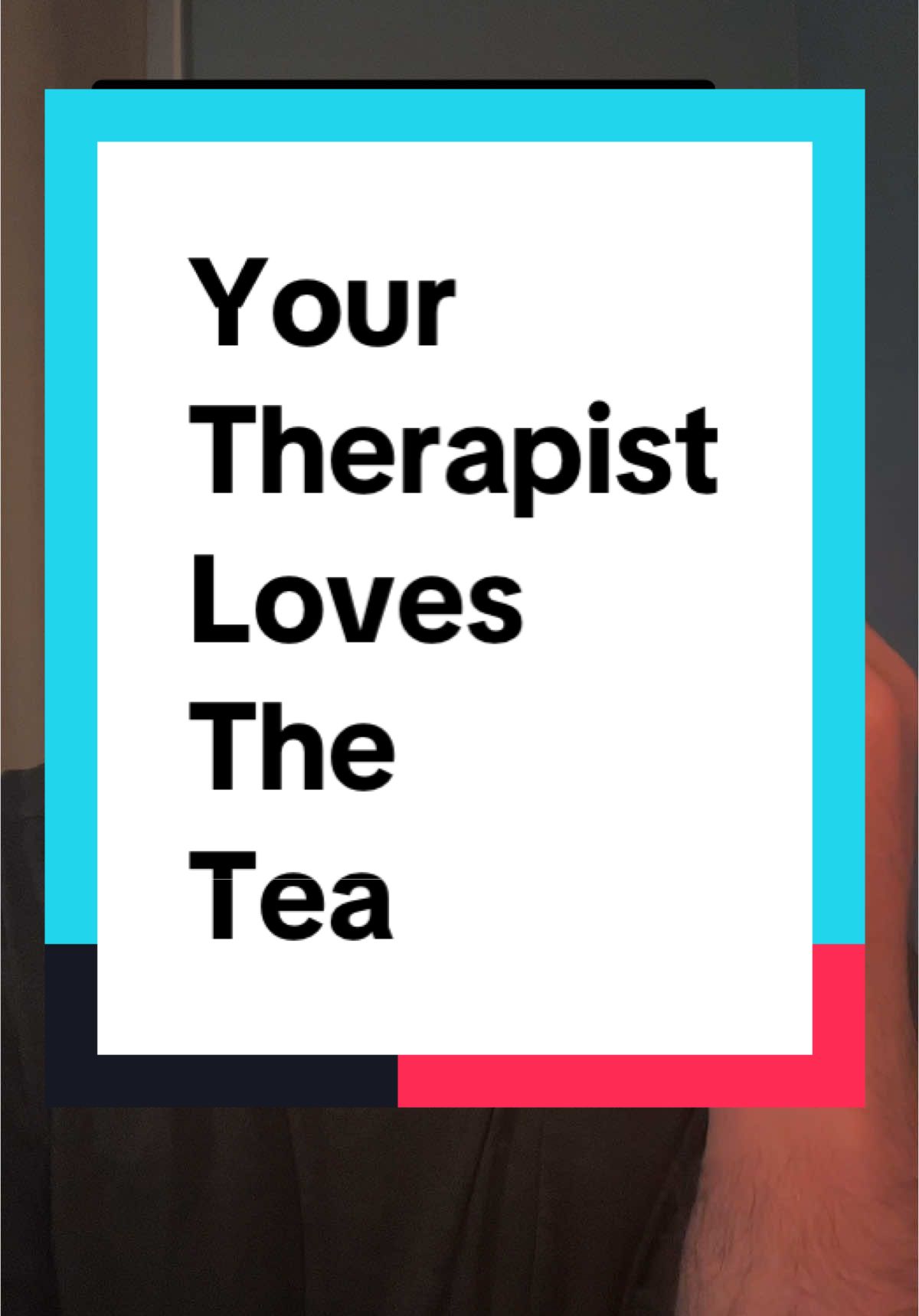 Have you ever had a mental health therapist who loves the tea? #MentalHealth #therapy #goviral #viralvideo #lipsync 