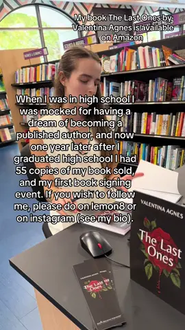 The Last Ones by Valentina Agnes is available on Amazon #authorsoftiktok #author #BookTok #writer #writertok #ya #yaauthor #writing #authortok #publishingabook #bookclubtiktok #reading #aspiringauthor #enemiestolovers #romance #romancebooks #youngauthor #soulmates #romanceauthor #bookaesthetic #writertok #querying #queryingauthors #writingabook #writingtips #novelwriting #writingwithme #planinganovel #planingabook #outliningabook 
