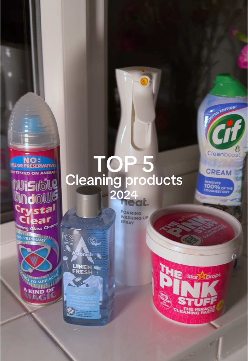 My dream team ✨ my favourite cleaning products of 2024 🩷 I’m taking them all with me into 2025 for plenty more satisfying cleaning moments ☺️  Wishing everyone a happy new year. May it bring you everything you’re dreaming of ✨ #cleaningproducts #CleanTok #cleaningtiktok #asmr #satisfyingcleaning #cleaningtherapy #sudsycleaning @CifSquad @Cleanipedia @Astonish Cleaning Products @weareneat @The Pink Stuff 