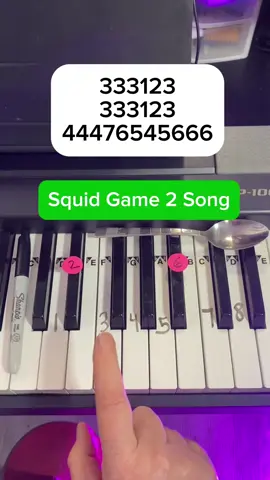 Squid Game 2 Songs Piano Tutorial 🎹 The Mingle Song #squidgame2 #piano 