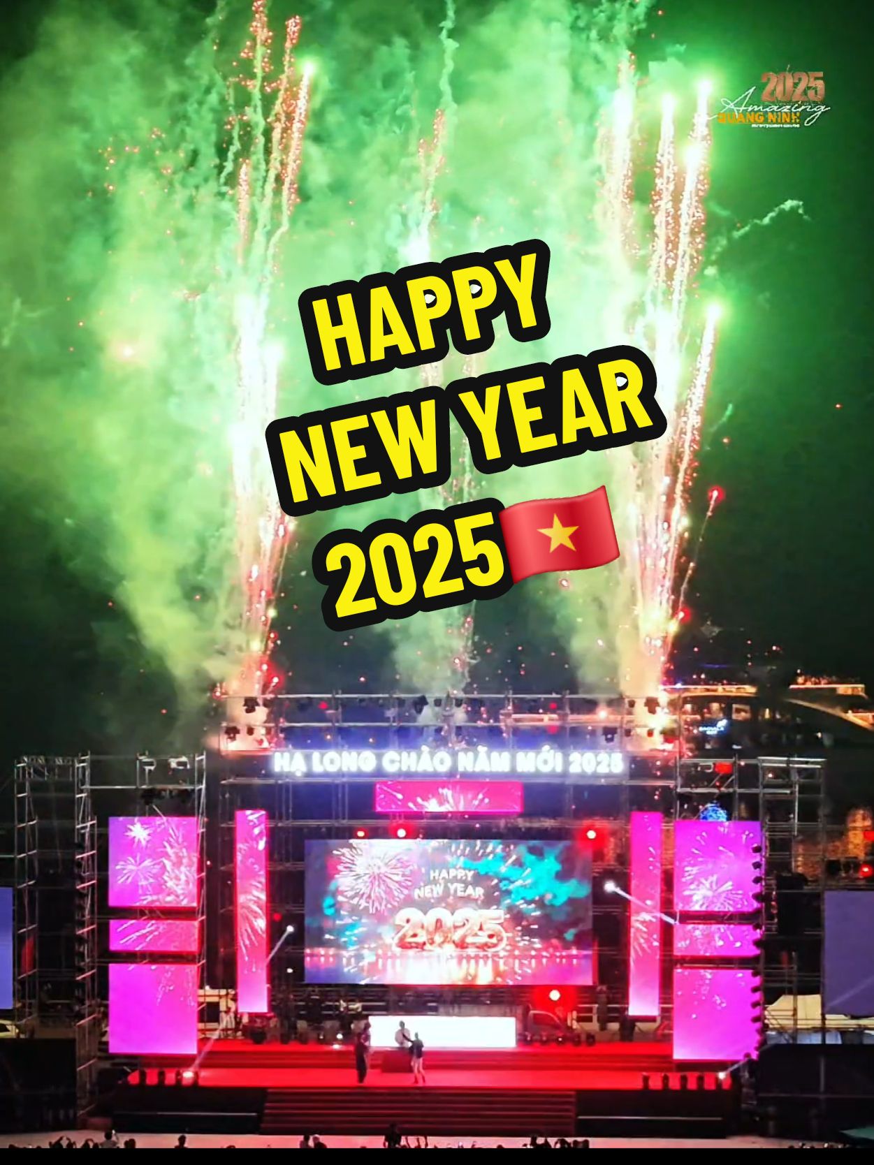 Countdown 2025. HẠ LONG CITY #Countdown2025 #QuangNinhAMAZING #HaLong #HappyNewYear2025 #NewYear #HonGai #City #Winter #LoveCity  #BaiChay #QuangNinh #NamMoi