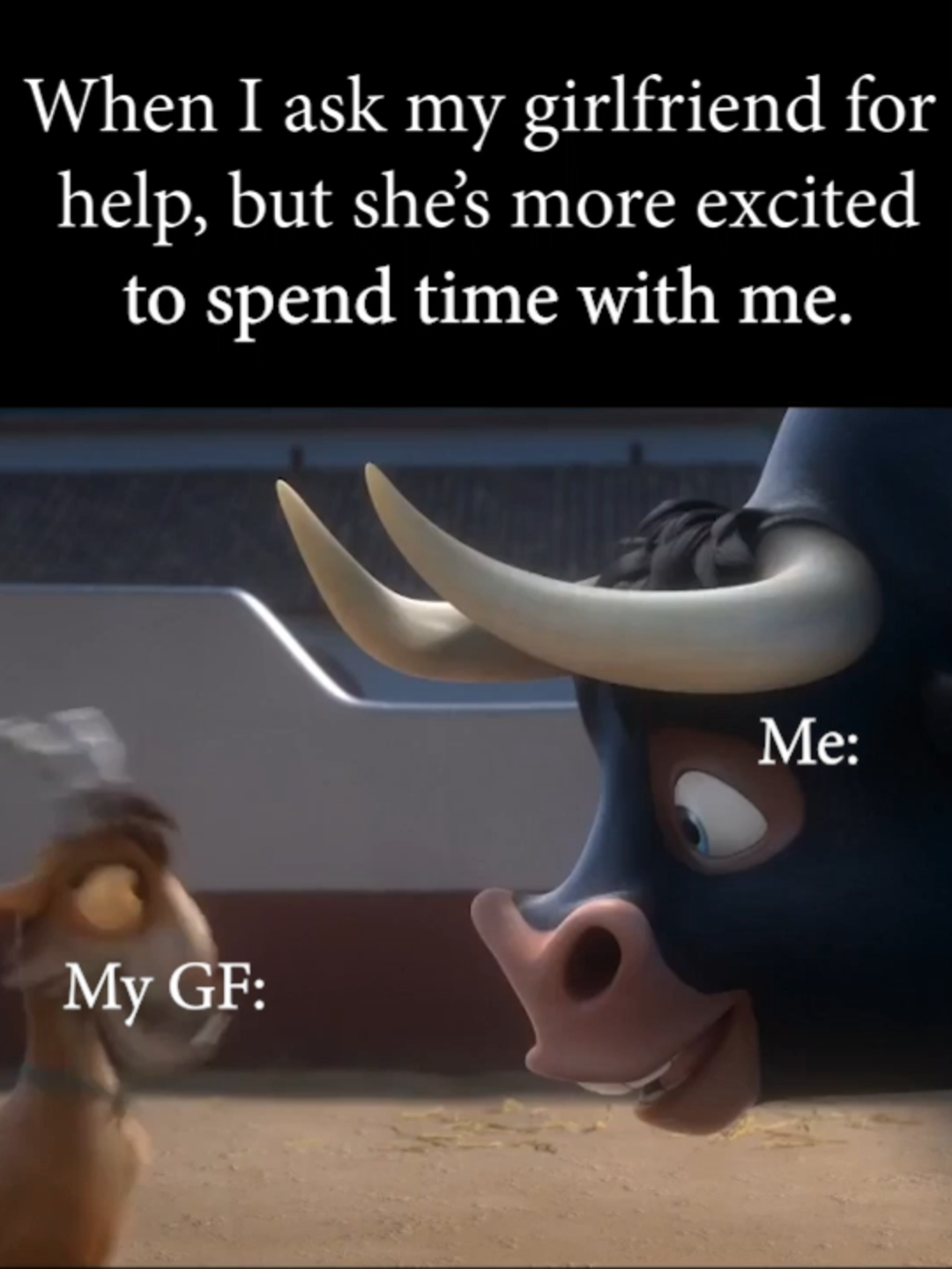 How my girlfriend react when I ask for help. #shelovesme #girlfriend #autisticboyfriend #help #gf #animation #cartoon #me #shorts #Relationship #overreacting #feelinglove #memes #meme #