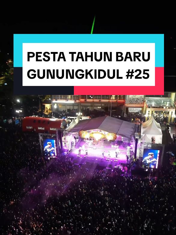 Goyang Bareng @lavoraofficial KEMERIAHAN TAHUN BARU 2025 di ALUN-ALUN WONOSARI GUNUNGKIDUL.. 🥰 Cung Seng Sambat😂 drone @klowories.co #infogunungkidul #gunungkiduljogja #tahunbaru2025🥳🥳🥳 #pestakembangapigunungkidul #gunungkidul24jam #gunungkidulupdate #gunungkiduljogja #gunungkidulhariini #gunungkidulviral #info_gunungkidul #lavora #lavoragunungkidul 