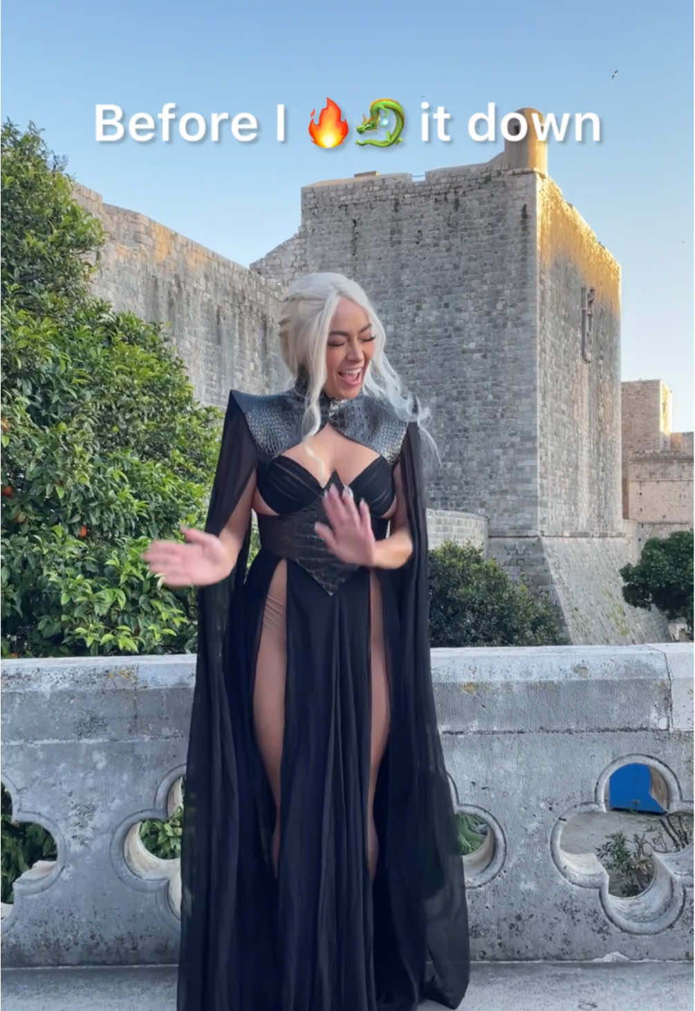 Since 2024 is coming to an end, I’ll be sharing some of my favorite videos from this year including this one when I was cosplaying as Daenerys in Croatia 🤣🐉 #daenerys #gameofthrones 