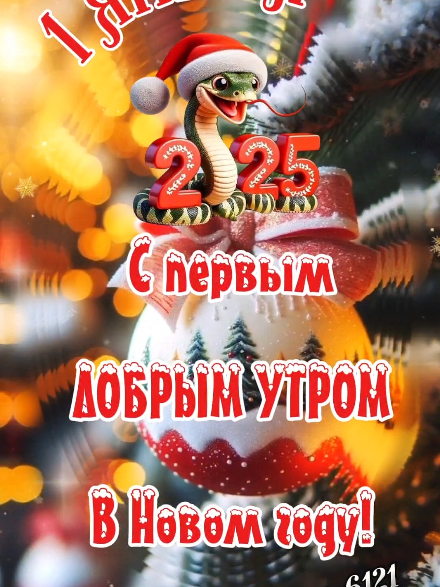 1 января!С первым утром Нового года!🐍🍊🎄🍊🐍 #1января #утро #доброеутро #настроение #пожелания #хорошегодня #liliya_6121 