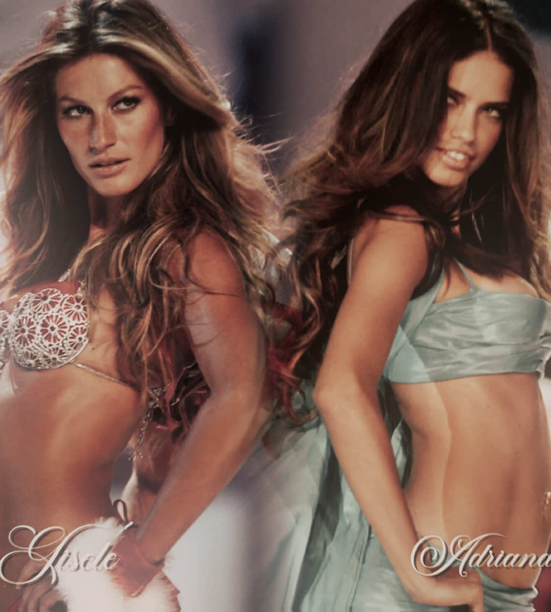 The duo 🔥 - #foryou #giselebundchen #giselebundchenedit #adrianalima #adrianalimaedit 