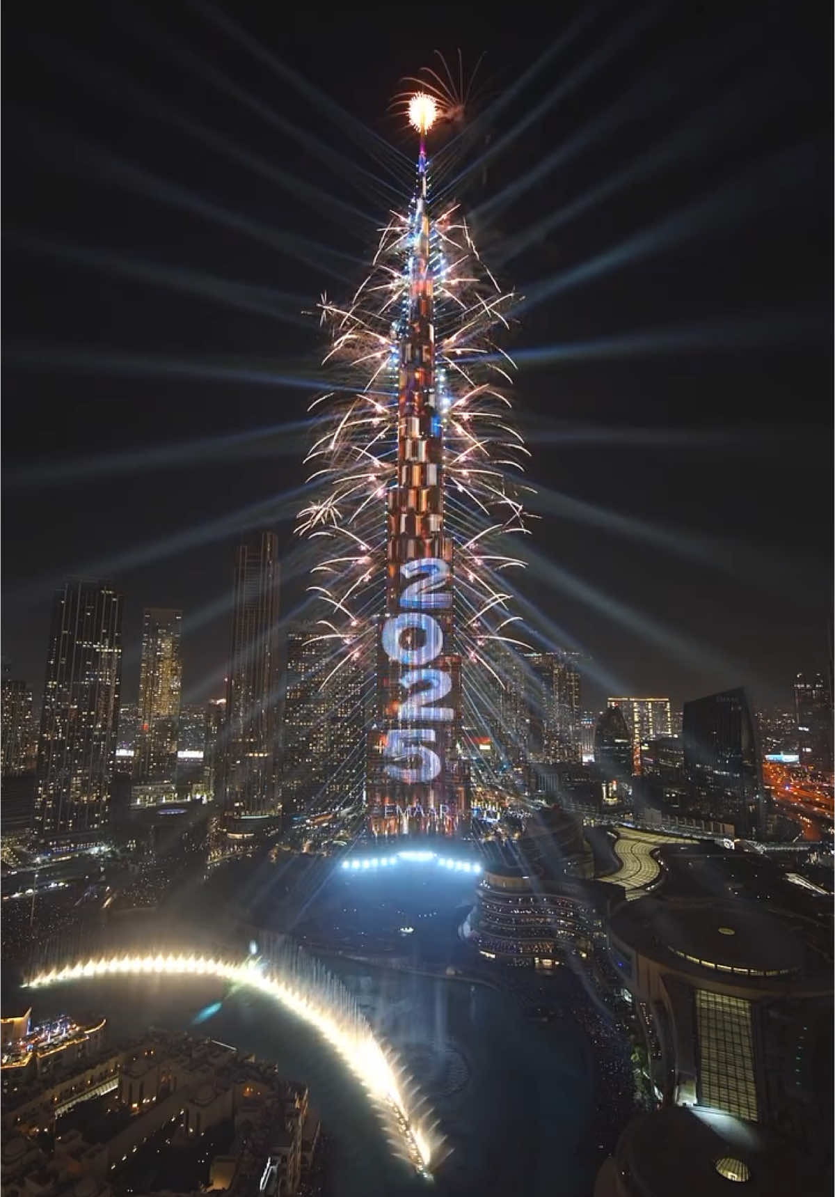 Happy New Year 2025 from Dubai 🥳 #vvip #NewYear #Dubai #2025 #fyp