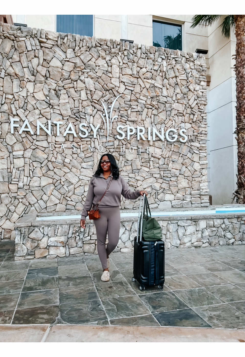 #AD The year-end getaway I didn’t know I needed! 🌵With so many options from live entertainment to bowling, a heated resort pool, culinary experiences, a casino and more… #fantasysprings resort and casino has all you need to enjoy a desert getaway! 🎲✨ #fantasyspringsgetaway #desertescape #socalroadtrip #traveltuesdays #yearendvacation #resortandcasino