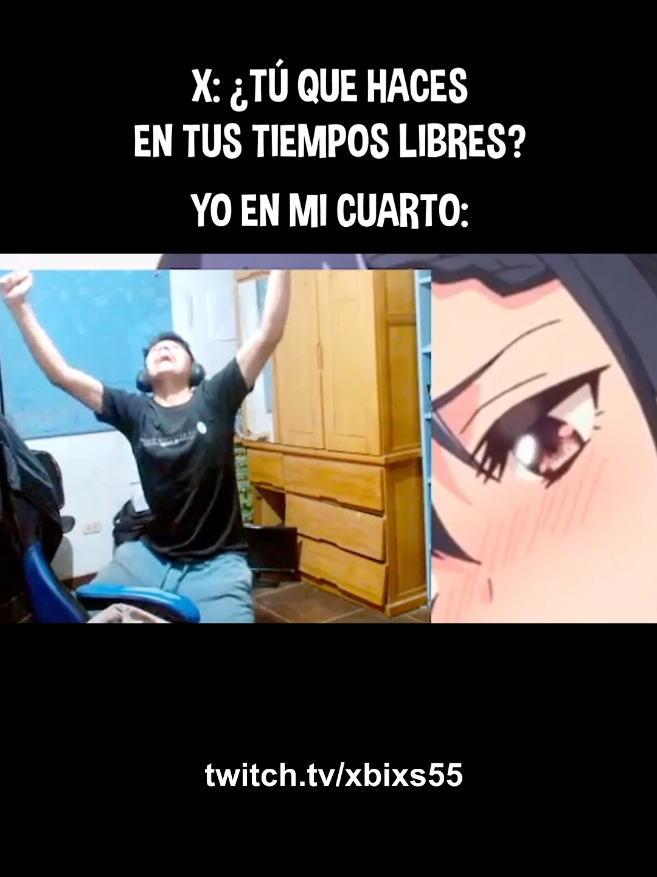 ¿Tú qué haces en tus tiempos libres? Yo en mi cuarto: #minecraftmemes #Minecraft #anime #animeh #paratitiktok #viral #twitch #twitchperu #clipsdetwitch #mejoresmomentos #funnymoments #perú #viralvideos 