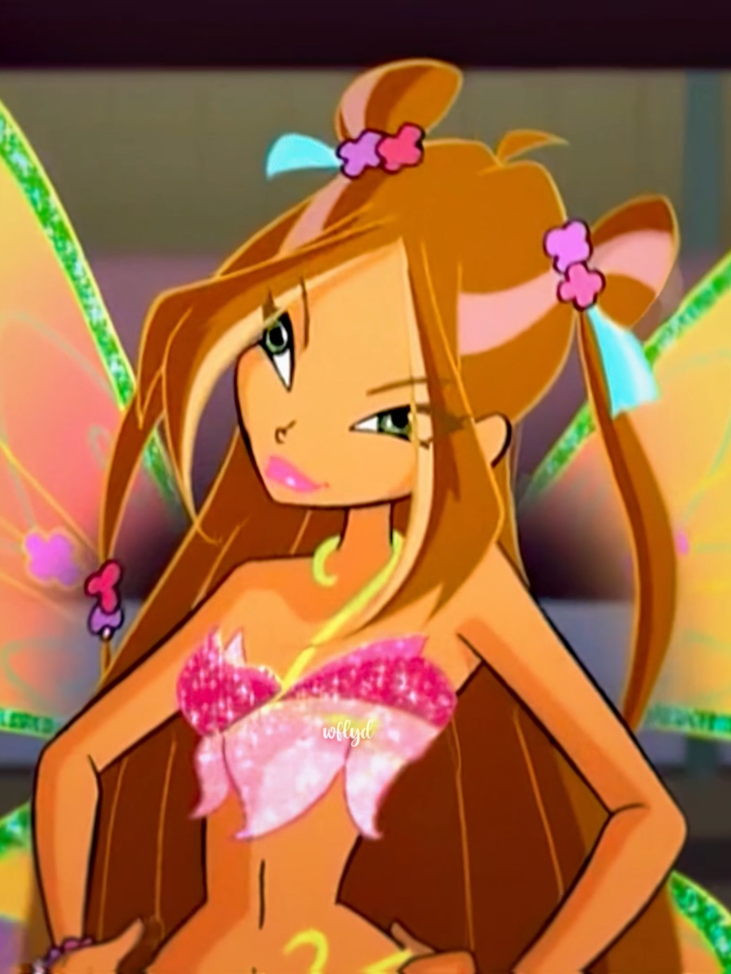 обожаю этот момент #винкс #флора #winx #flora