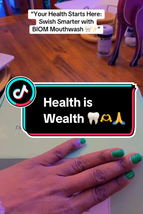 #healthiswealth  Health starts here! Dental health is your wealth! Taking care of your dental hygiene helps to take care of your overall health! Get yours today! 👇🏾🛒🦷🪥😁 ~Lady P🌹 #nobstoothpaste  #swish  #mouthwash #dentaltok  #DidYouKnow 💡