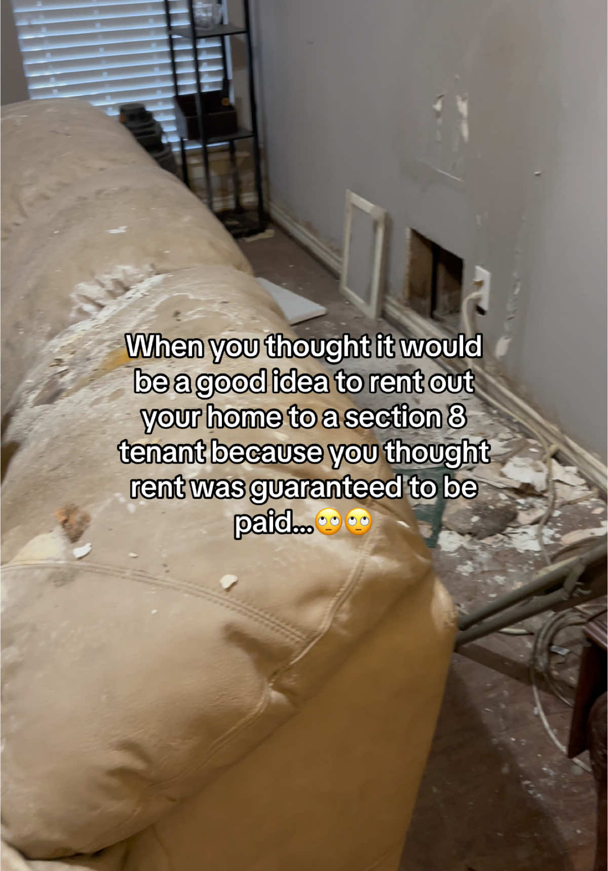 Bad tenants caused a lot of MOLD damage. 😮‍💨 #newfearunlocked #blackmold #truorganicrestoration #realtorsoftiktok #landlordspecial #renters #realestateinvestor #mysteryillness #houseflipping #tenantsfromhell #tenantsrights #section8 