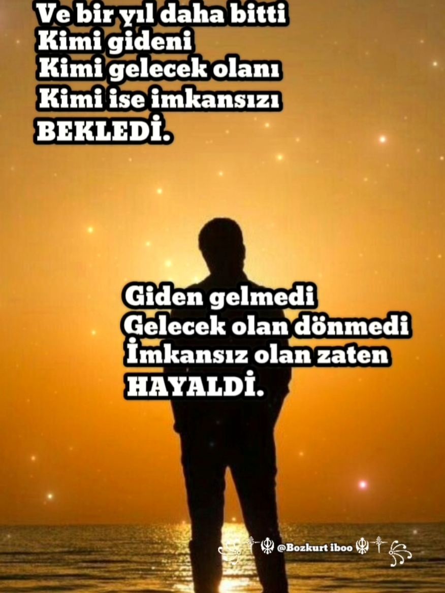 Öyle İşte..✍ Hayırlı Mutlu Sağlıklı Bi Yıl Diliyorum Arkadaşlar..#keşfet 