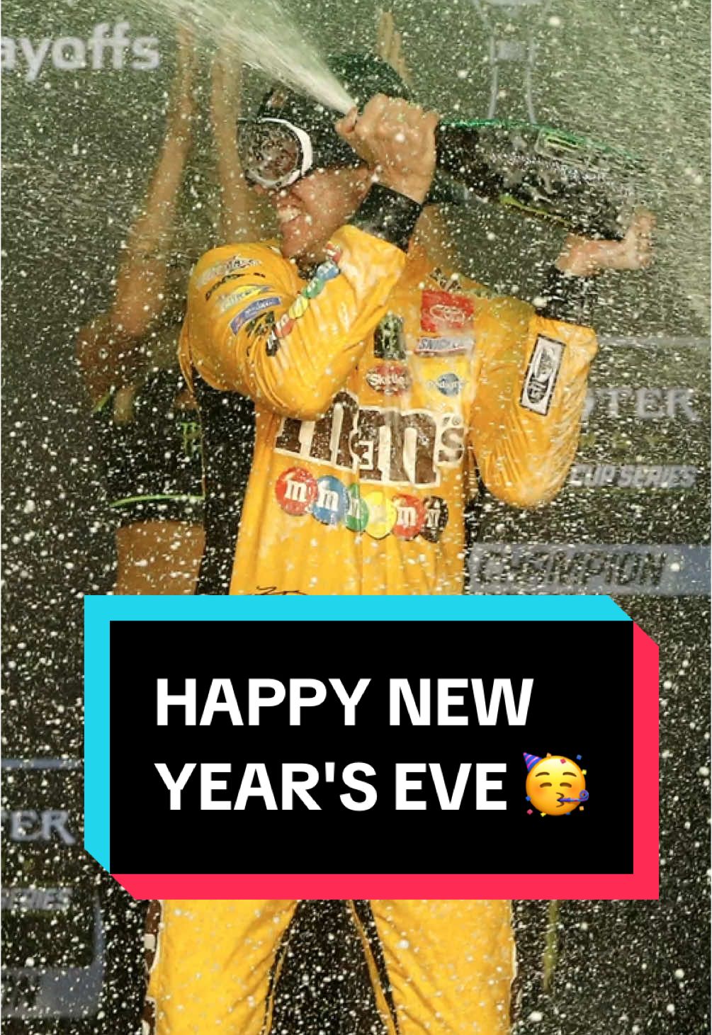 Have safe and happy new year, race fans! #NASCAR #newyearseve #happynewyear 