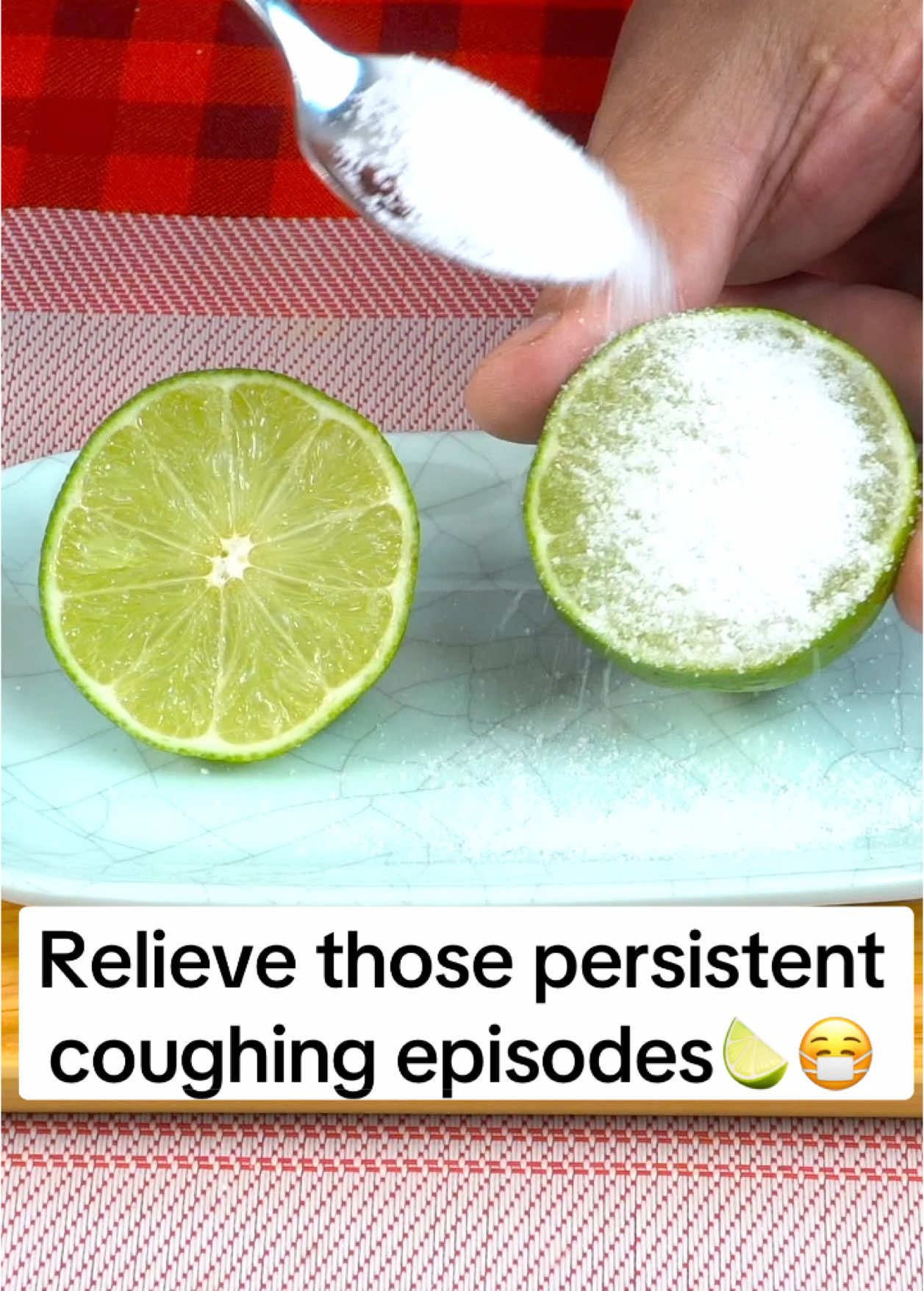 Relieve those persistent coughing episodes🍋‍🟩😷 #cough #lemon #naturalremedy #remedy #EasyRecipe #salt #healthy #homemade 