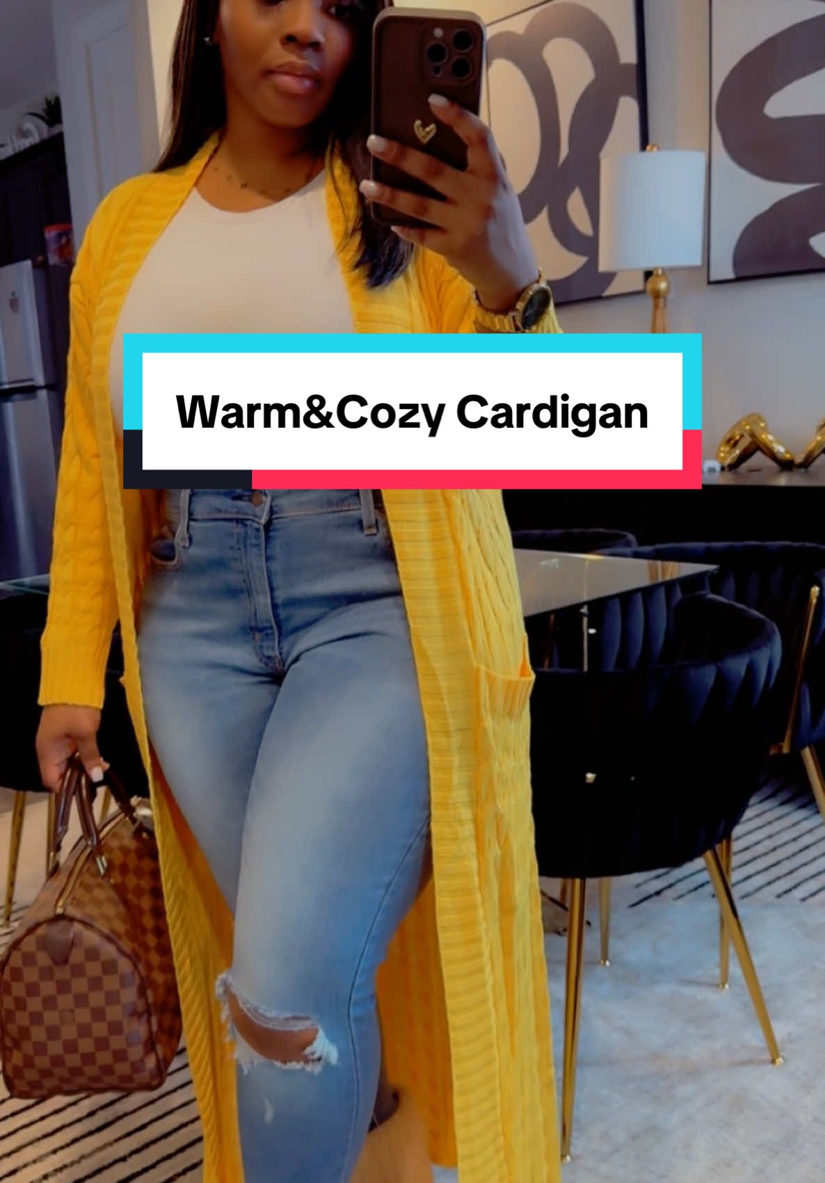 😍😍😍 #fyp #cardigan #winterfashion 