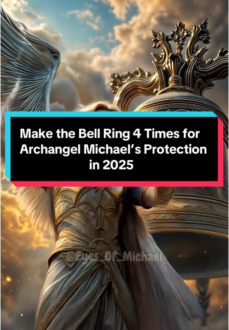 Make the Bell Ring 4 Times for Archangel Michael’s Protection in 2025 #archangelmichael #2025bell #2024to2025 #newyear2025 #angelblessing #angelicprotection #michaelarchangel #happynewyear2025 #divineprotection #guardianangels #angelicpresence #spiritualprotection 