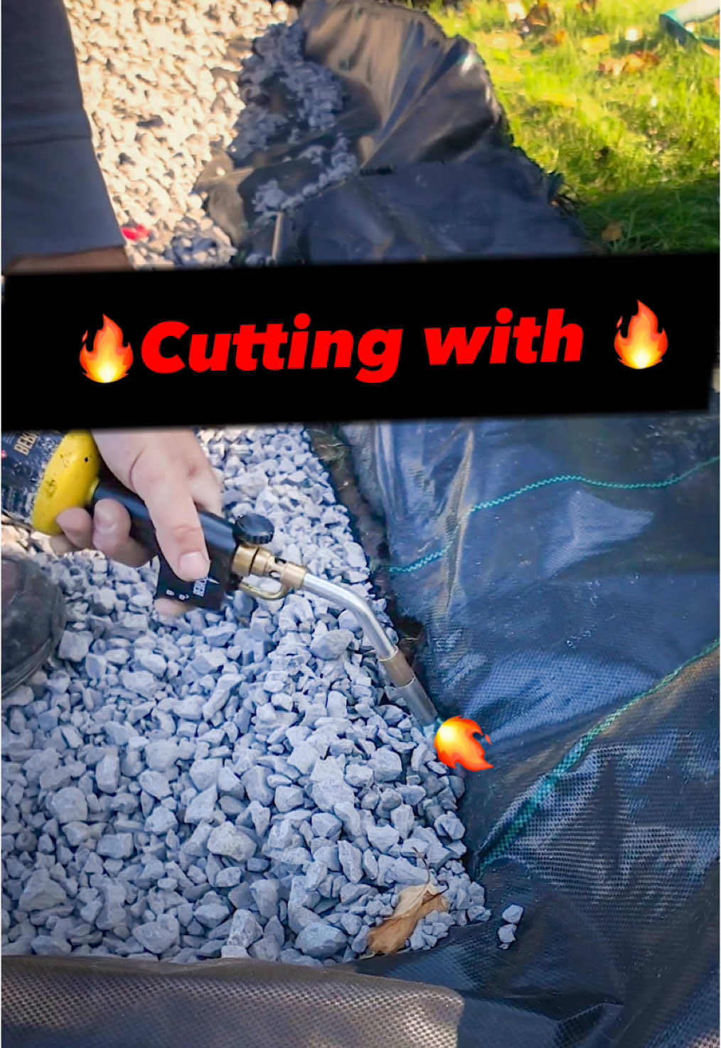 This trick blew up last year, and it’s easy to see why! Using a plumber’s torch to cut plastic landscape fabric gives you a clean, fray-free edge—perfect for any landscaping project. Safety tip: Always have a fire extinguisher or water nearby, just in case. Save this hack and try it on your next project! Let’s make 2024 the year of working smarter, not harder. 💪 #TopVideo2024 #DIYHacks #LandscapingTips #TorchTricks #CleanCuts #ToolHacks