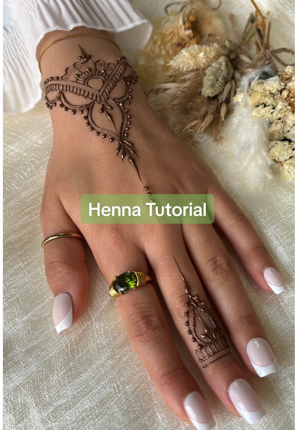 Tuto 15 🍂 | #henna #mehndi #hennatutorial #mehndidesign