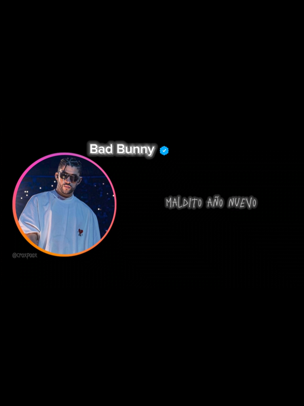 🎧Maldito año nuevo😮‍💨 Si Veo A Tu Mamá - Bad Bunny  #badbunny #cancion #musica #letras #lyric #fyp 