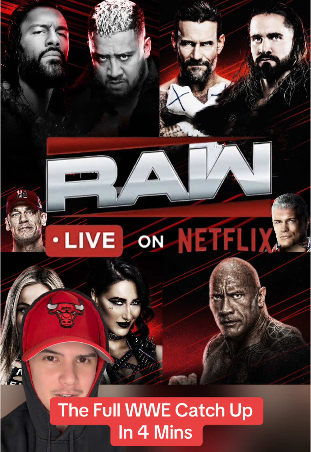 WWE on Netflix is gonna be CINEMA! 👀 #WWE #netflix #wrestling #wwefan #foryoupage #nikkorodriguez 