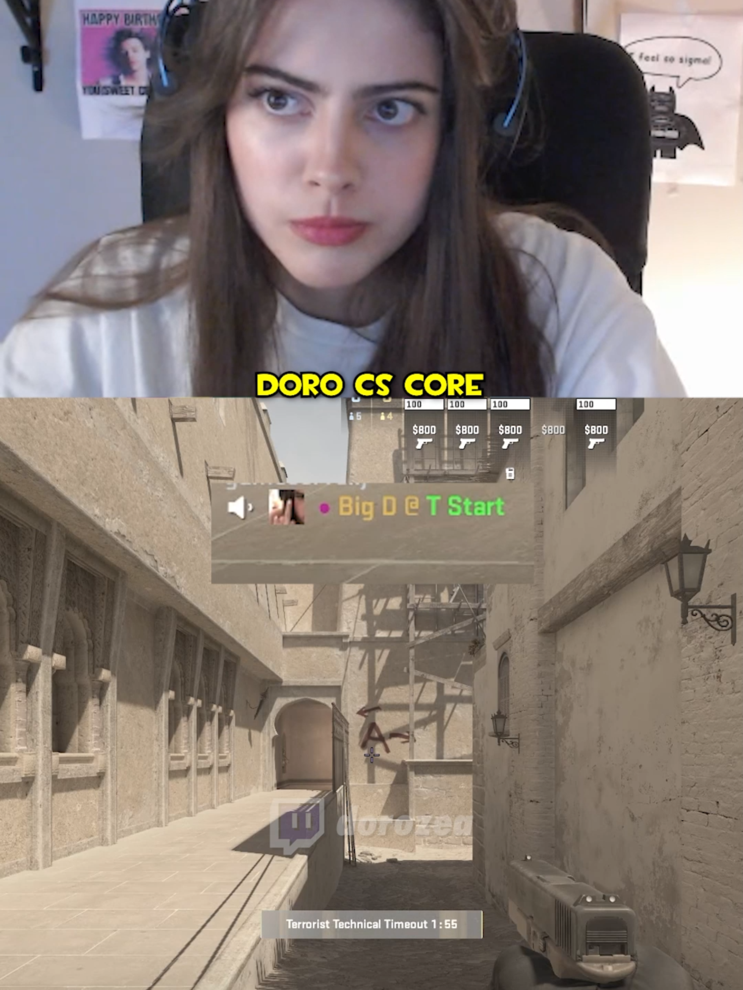 Twitch: Dorozea #cs2 #counterstrike2 #videogames #gaming #girlgamer #twitch #twitchstreamer #streamer #funny #dorozea #viral #fyp #recommended