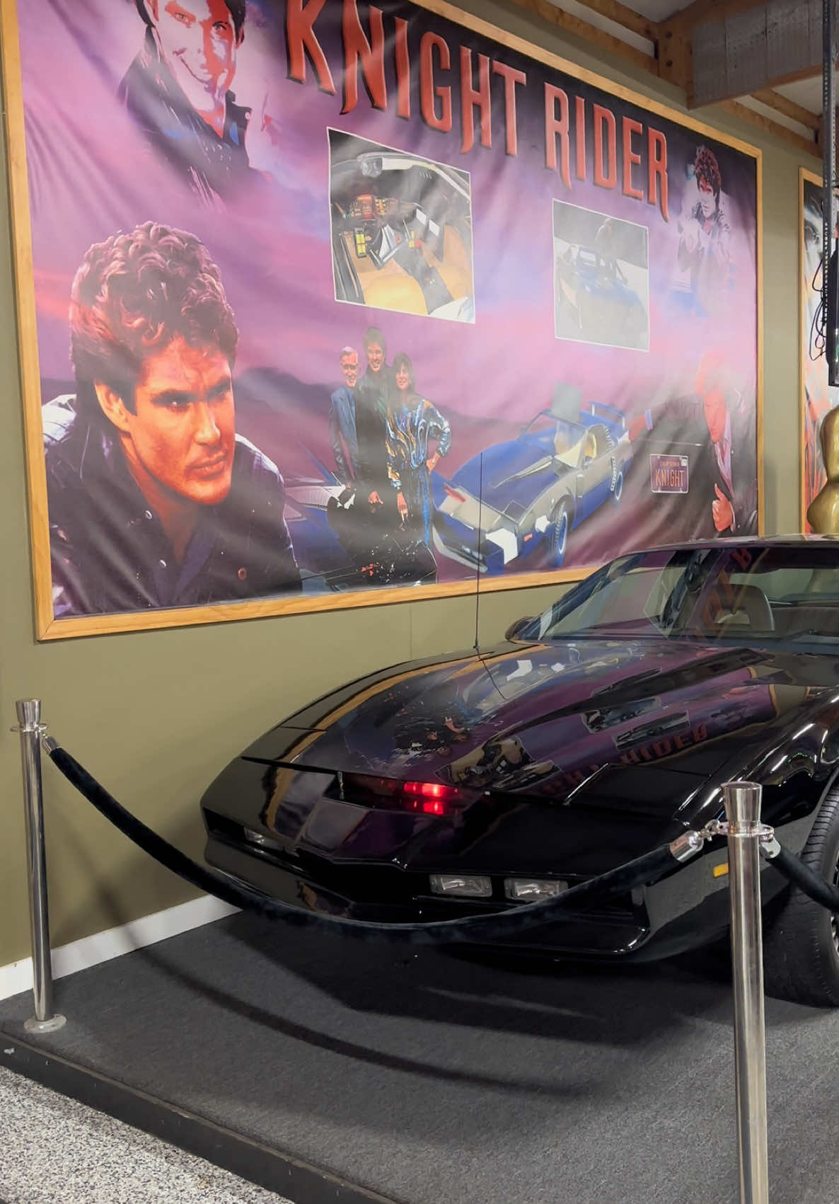 KITT Knight Rider 1983 Pontiac @Volo Museum #knightrider #pontiac #pontiacfirebird #carsoftiktok #michaelknight #kitt 