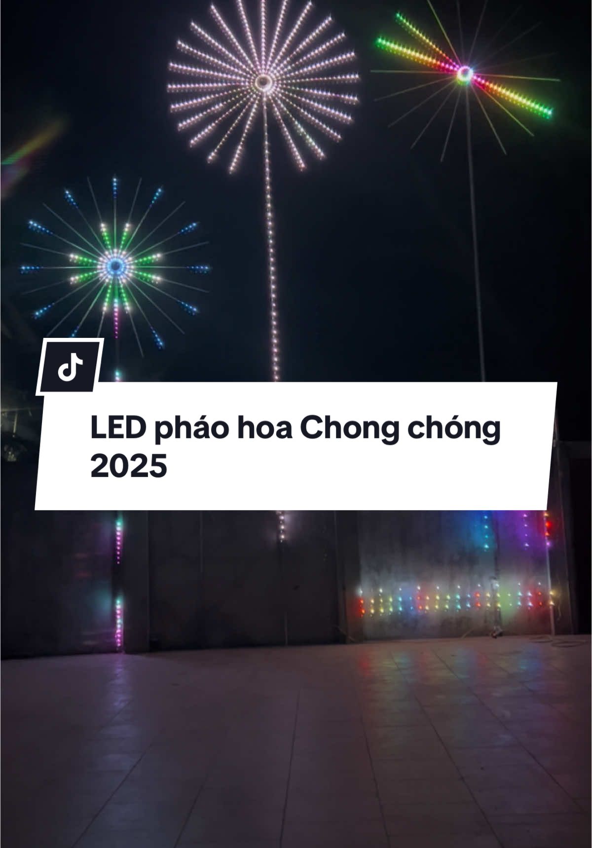 LED pháo hoa Chong chóng 2025 #ledrgb #ledphaohoa #xuhuong 