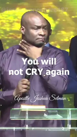 You will not cry again | Apostle Joshua Selman  #apostlejoshuaselman #joshuaselman #koinonia #worshipsongs #powerful #nightprayers #apostlearomeosayi #tongues #joshuaselmanprayer #nsppd #prayerworks #koinoniazaria #koinoniaabuja