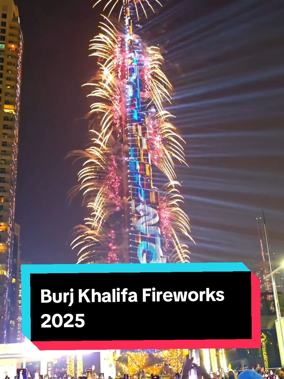 Burj Khalifa Fireworks 🎆  #2025 #dubai  #newyear #fireworksdubai #happynewyear